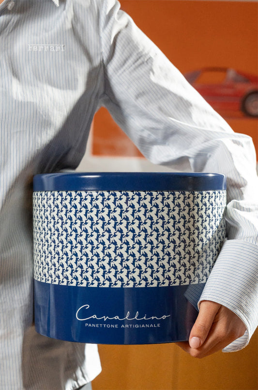 Panettone artigianale ai tre cioccolati Cavallino