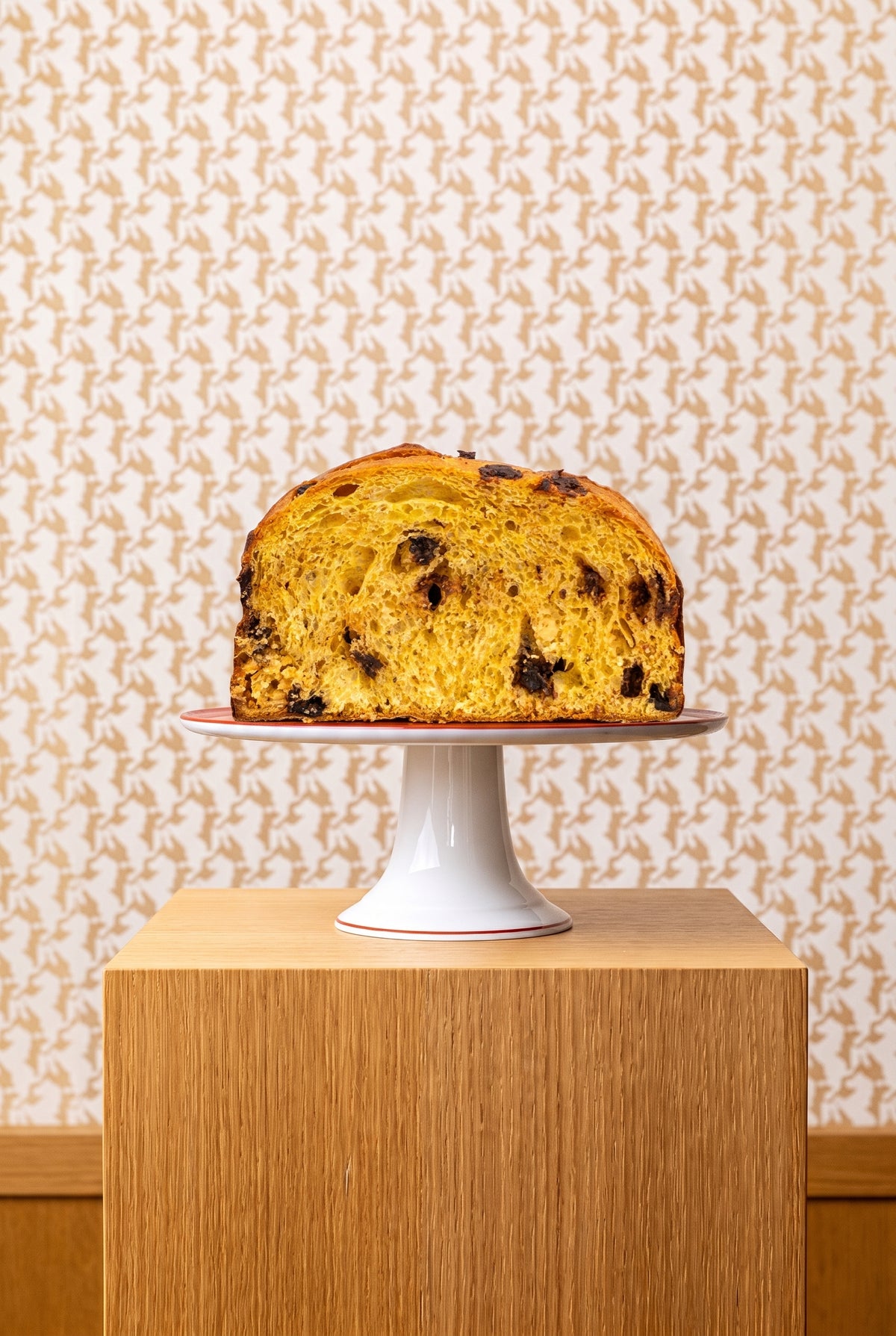 Panettone artigianale ai tre cioccolati Cavallino