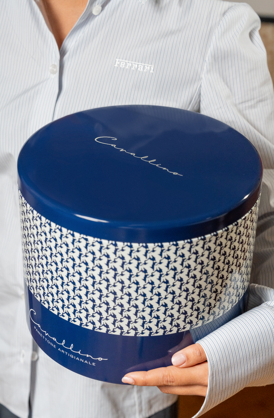 Panettone artigianale ai tre cioccolati Cavallino
